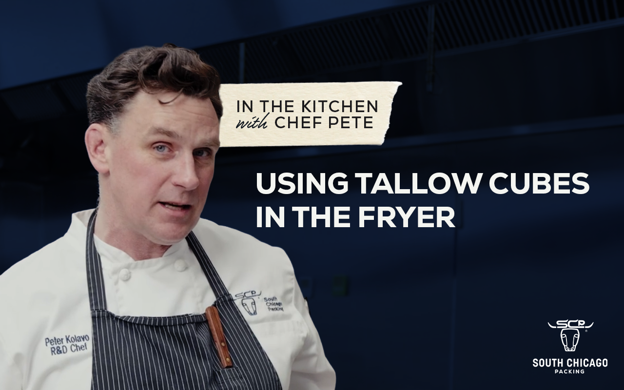 Chef Pete Thumbnail-Using Tallow Cubes in the Fryer